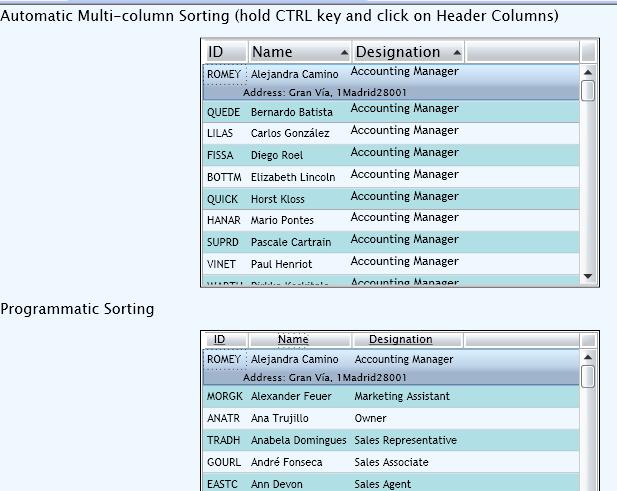 Datagrid In Silverlight