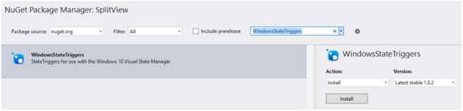 WindowsStateTriggers