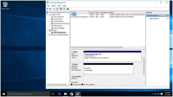 creating a virtual machine with more disk space creating a virtual machine with more disk space