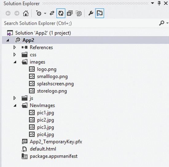 Image Sliding Using JavaScript in Windows Store App