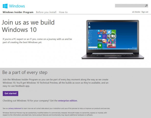 Getting Started With Windows 10