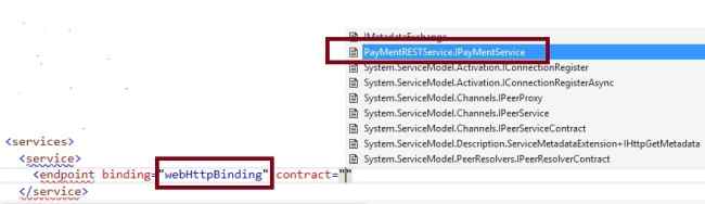 Configure End points