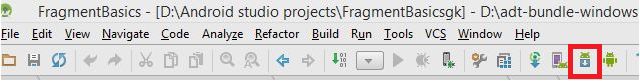 toolbar android studio