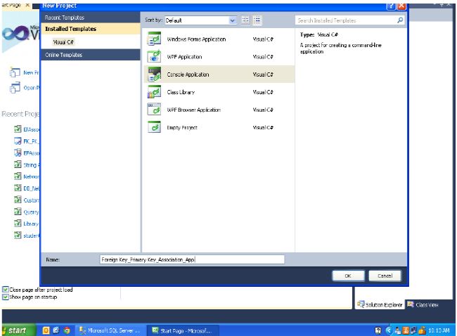 Association Application