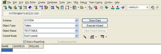 import data from excel to oracle table using toad