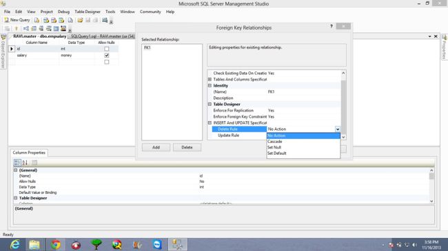 Use of Cascade in SQL Server