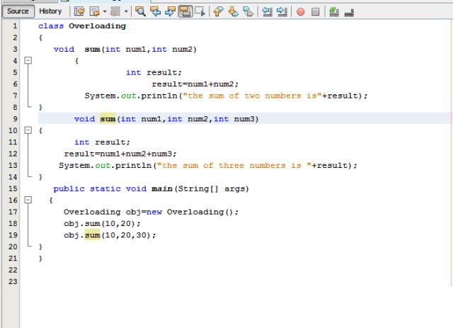 Method Overloading in Java
