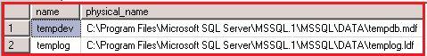 TempDB Table in SQL Server