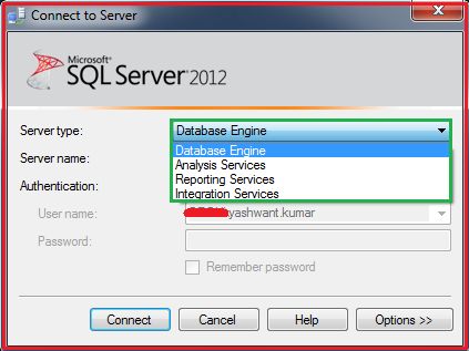 server type in SQL Server