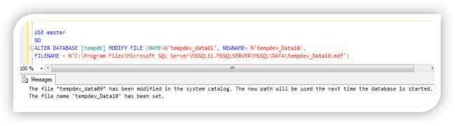 Modify data file in SQL Server