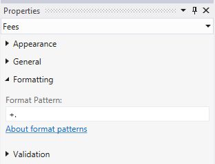 Positive Decimal Format Pattern