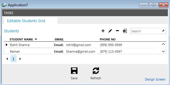 Output with Email Label Left Aligned