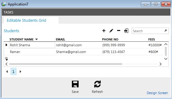 output for escape characters