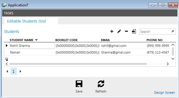 output using X format pattern