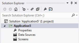 Solution Explorer