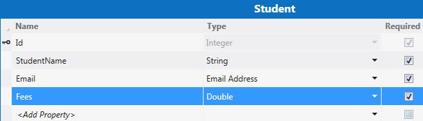 Select Fees from Student