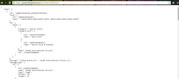 Facebook's Graph API