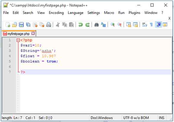 PHP Tutorial - Part 1