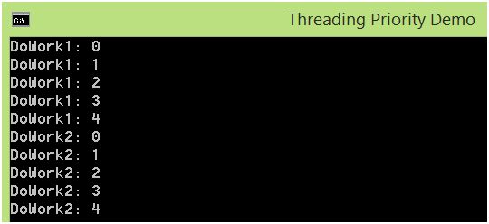 Threading Simplified: Part 7 (Thread Priority)