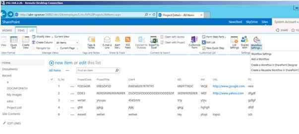 Workflows Settings in sharepoint
