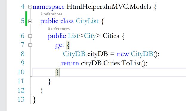 HTML Helpers in MVC: Part 1