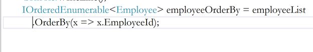 IOrderedEnumerable 
