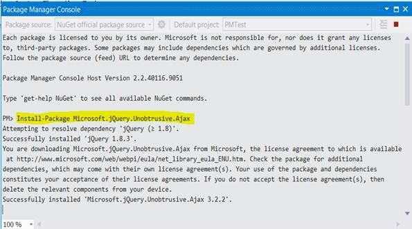 visual studio package manager console restore visual studio package manager console restore