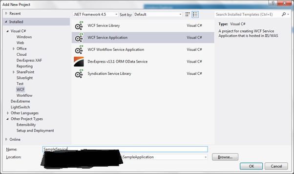 WCF Service Application