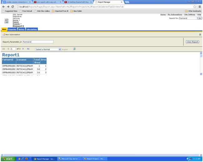 SSRS Reporting Document in SQL Server image.