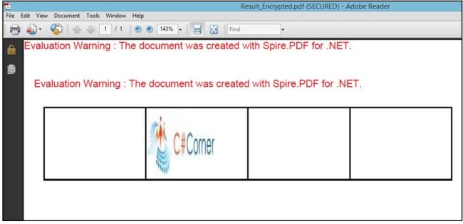 Insert an Image Into a PDF in C#