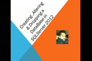 Manupulating Database in SQL Server 2012