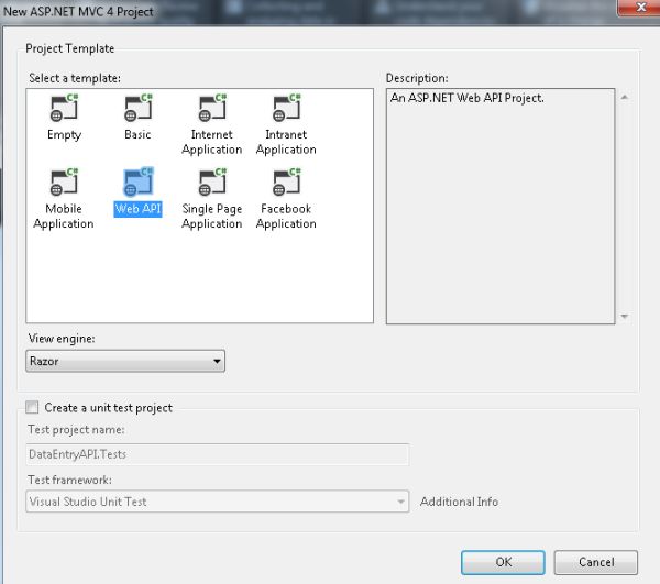 Create a Simple Data Entry Form in Web API