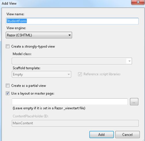 Create a Simple Data Entry Form in Web API