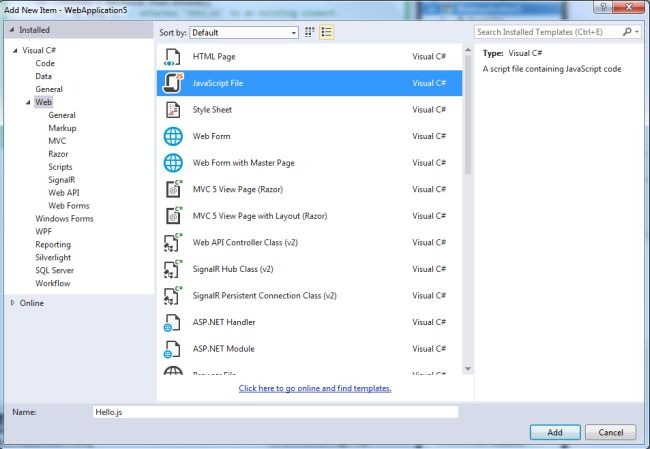 Create Simple Application Using Backbone.js