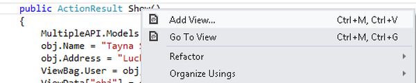 Various Ways For Passing Data to View in Web API
