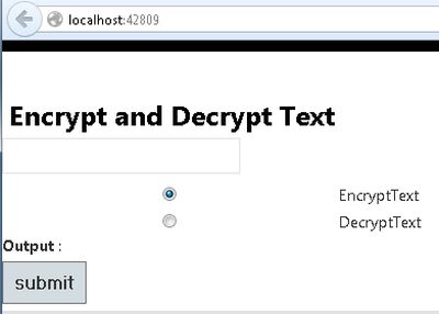 Encrypt and Decrypt Text in Web API