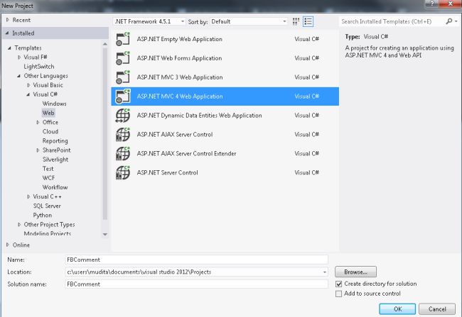Select MVC Application
