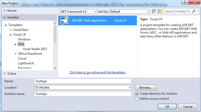 Create a Web Application