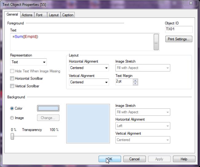 Sum Function in QlikView Application