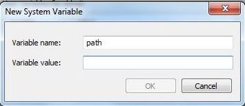 write path in variable name