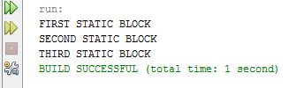 multiple static Block in Java