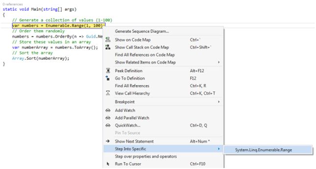 System.Linq.Enumerable.Range