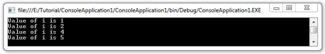Jump Statements In C#