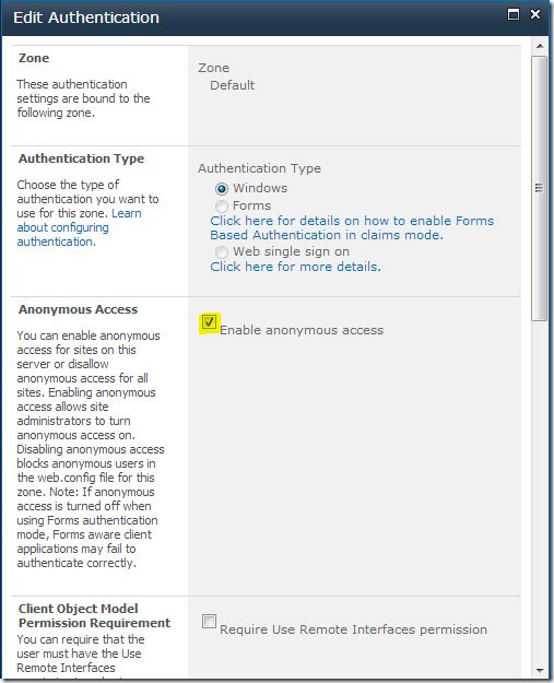 Authentication Types