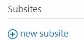 Subsites