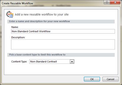 New Reusable Workflow