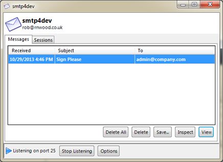 emails generated from SharePoint