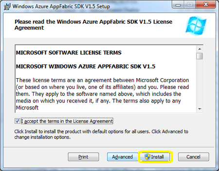AppFabric in Windows-zure