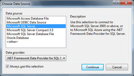 SQ L Azure conectivity