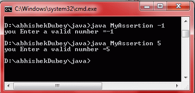 Use of Assertions in Java